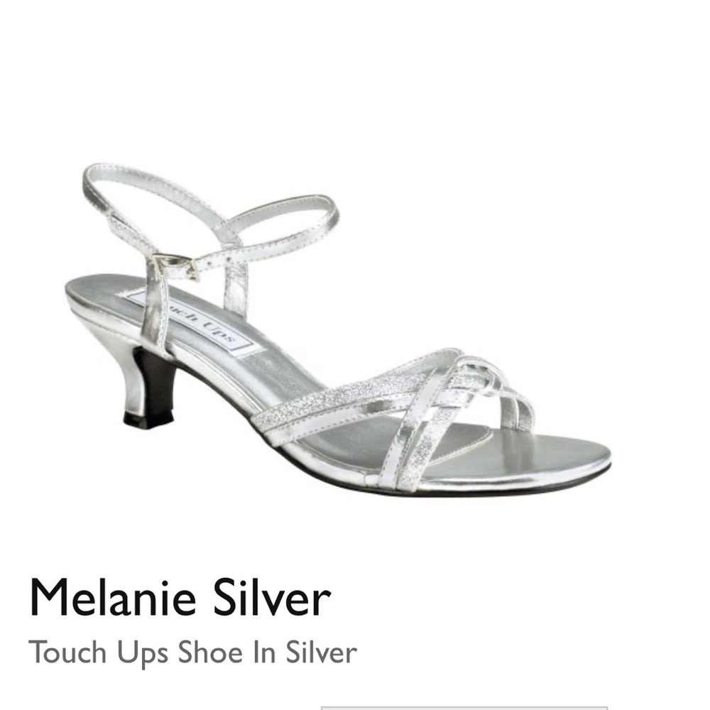 Touch Ups by Benjamin Walk | Melanie silver heels